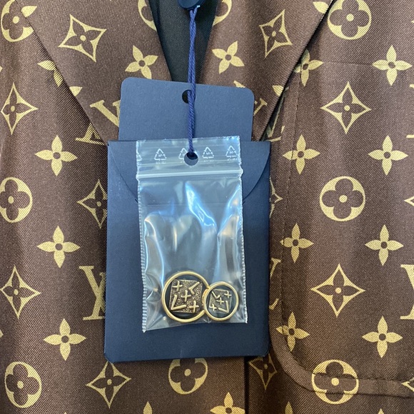 Louis Vuitton Monogram Silk Twill Blazer - 36 - Picture 10 of 11